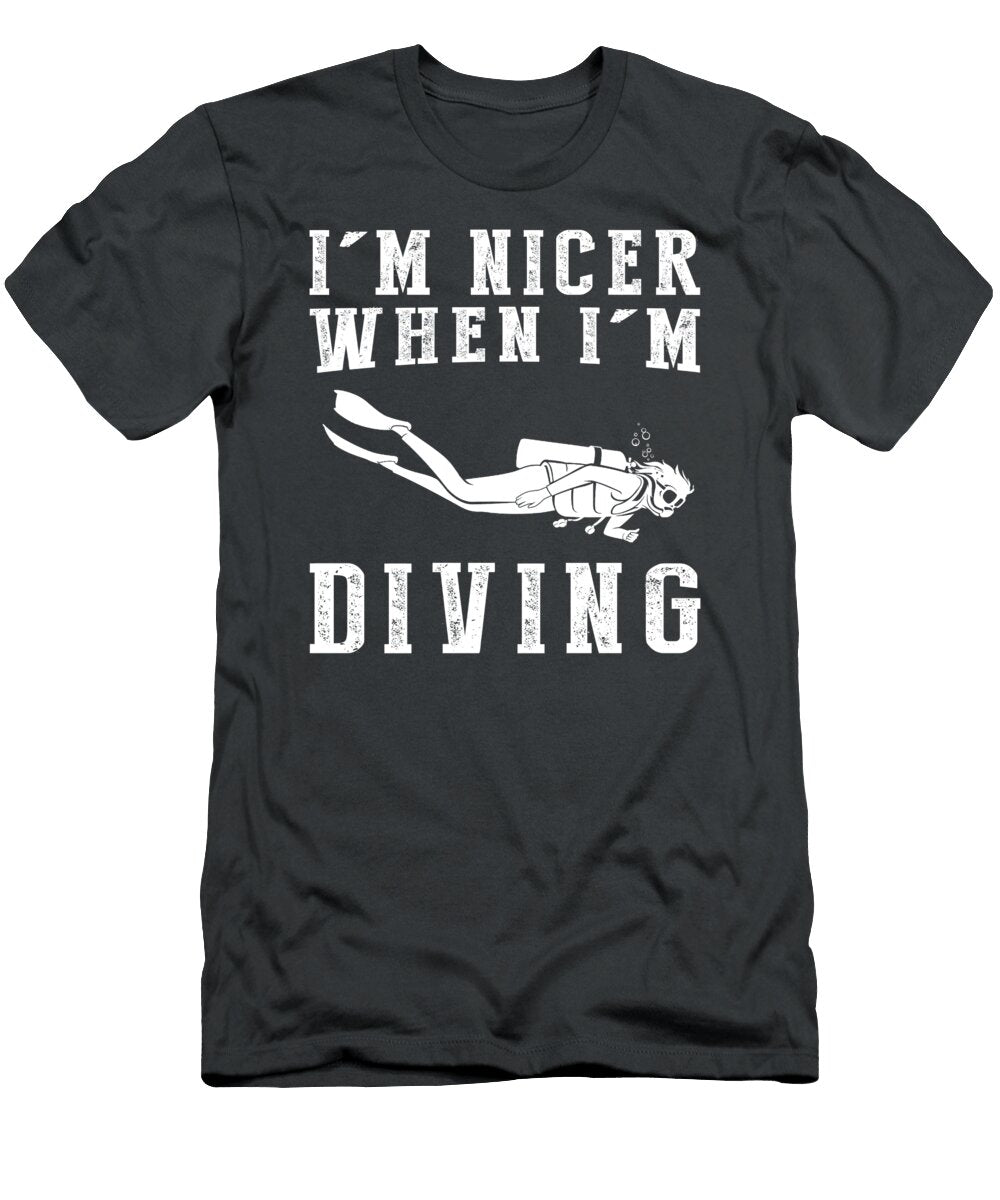Dive Into Laughter Unleash Your Inner Comedic Scuba Diver Awesome Store T-Shirt