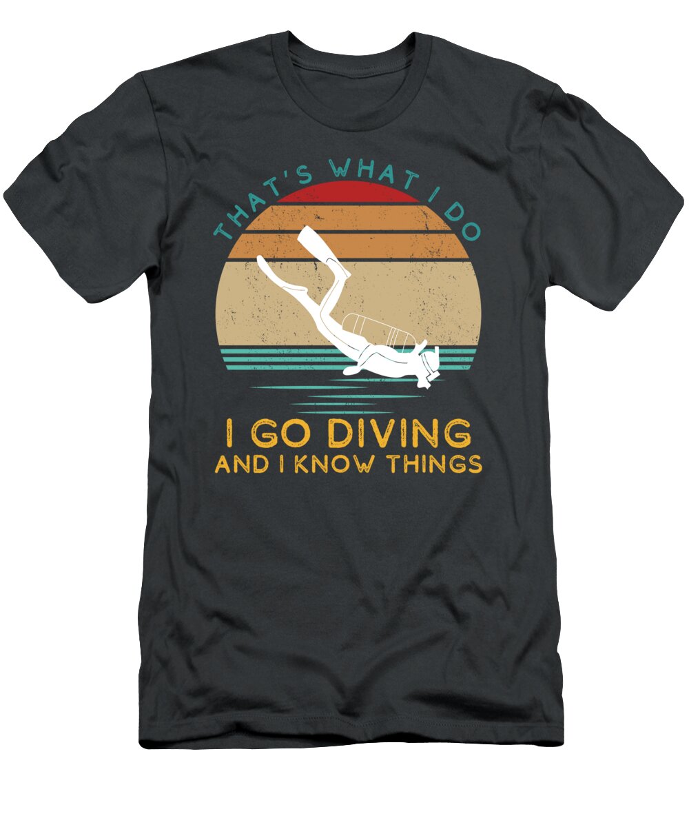 Dive Maestro Depths Witty Insights Fun for Divers Divinghumor T-Shirt