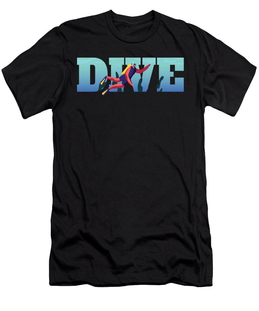 Dive Scuba Divers Diving Mooon T-Shirt