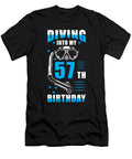 Diver 57th Birthday Gift Manuel Schmucker T-Shirt