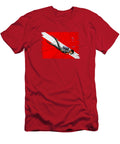 Diver and Dive Flag Chris Macdonald T-Shirt