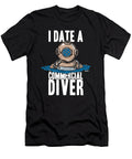 Diver Dating Snorkeling Dive Scuba Commercial Diving Crazy Squirrel T-Shirt