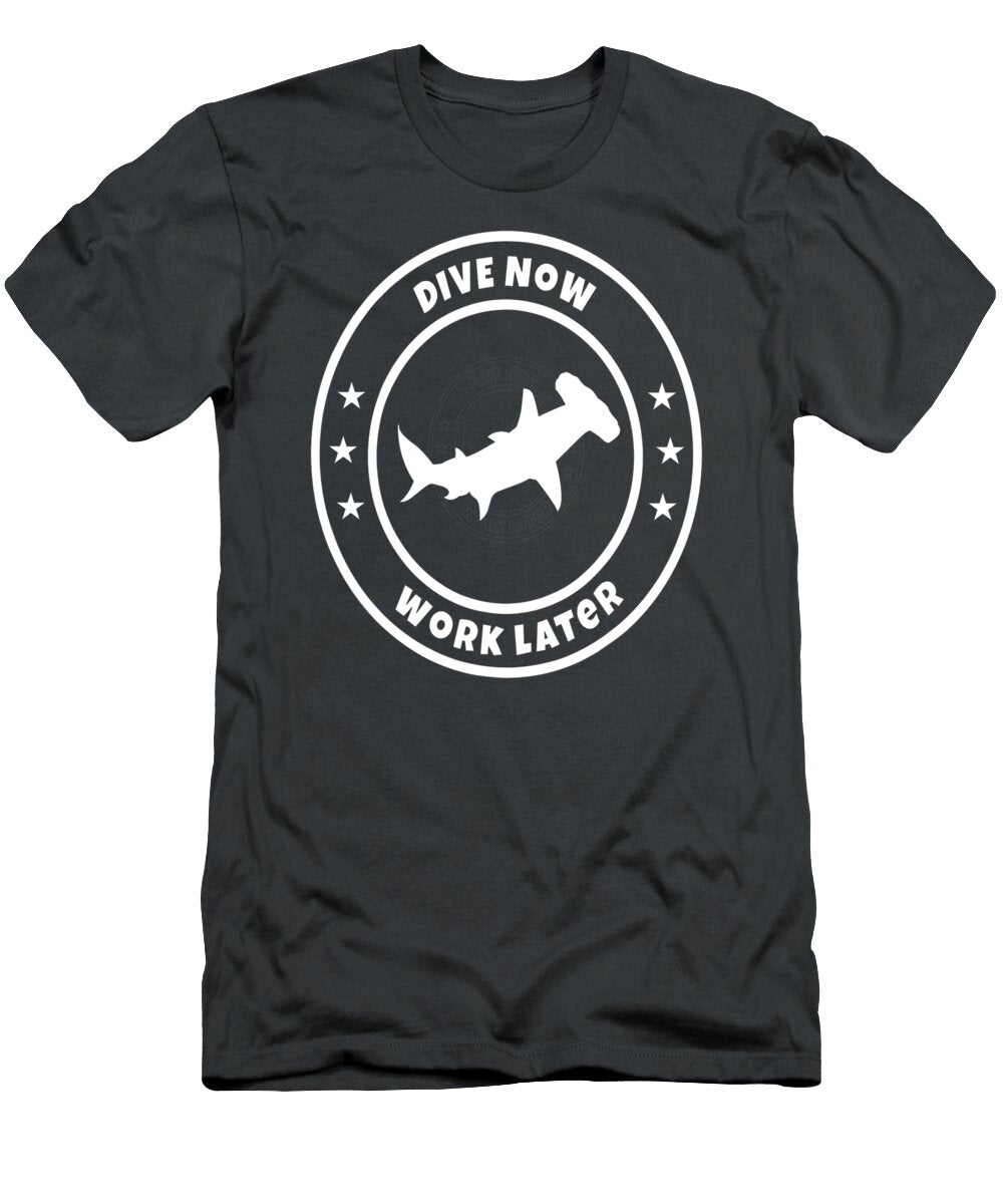 Diver Deep Sea Diving Swimming Saying Ashlea Kate T-Shirt