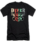 Diver Dive Diving Scuba Retro Sea Funny Gift Idea Tshirtconcepts Marvin Poppe T-Shirt