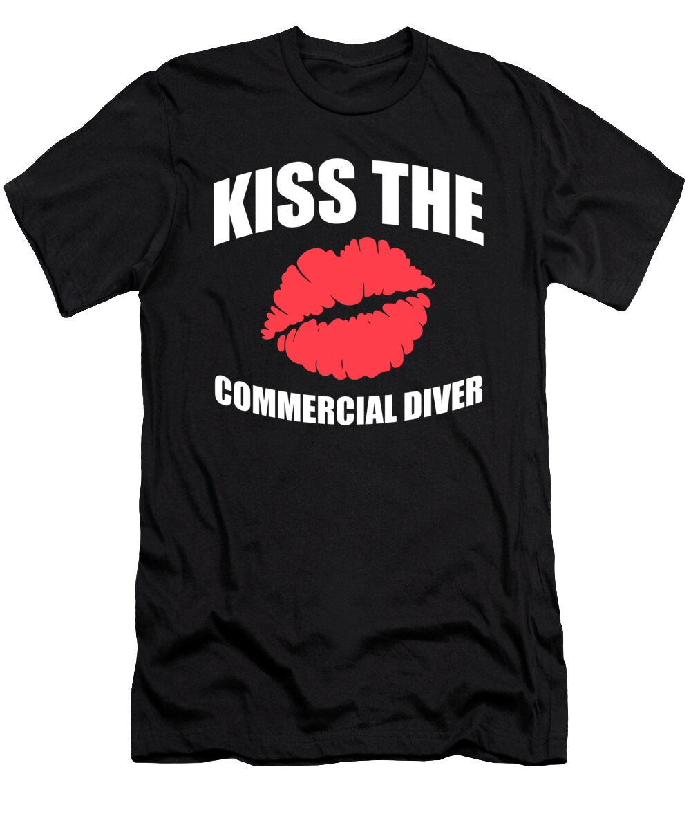 Diver Dive Scuba Snorkeling Commercial Diving Crazy Squirrel T-Shirt