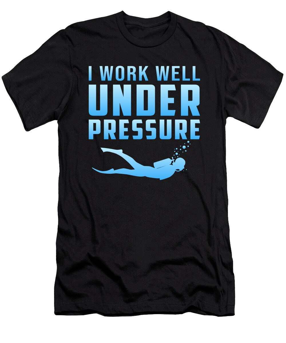 Diver Diving Scuba Diving Dive Funny Sea Gift Idea Tshirtconcepts Marvin Poppe T-Shirt