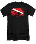 Diver Down Flag Scuba Diving Underwater Surfer Thomas Larch T-Shirt