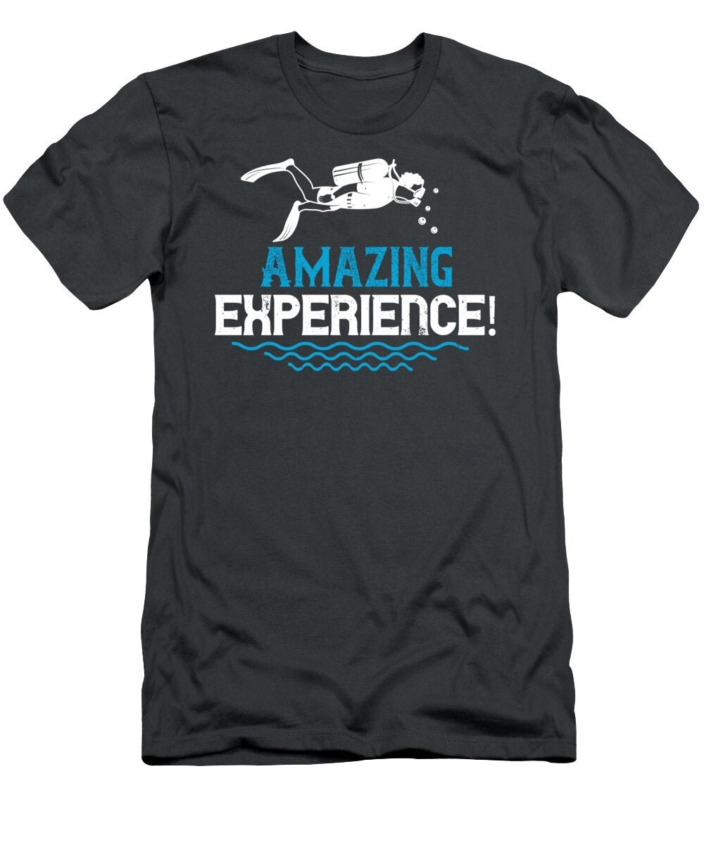 Diver Gift Amazing Experience Diving Funnygiftscreation T-Shirt