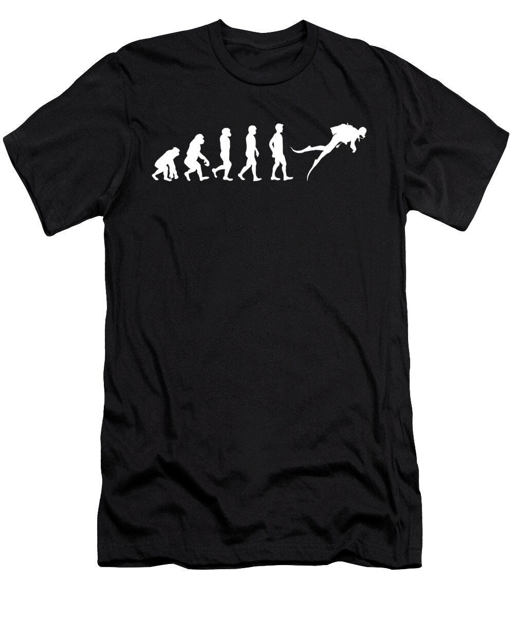 Diver Gift Diver Evolution Benjamin Burkert T-Shirt