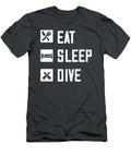Diver Gift Eat Sleep Dive Diving Funnygiftscreation T-Shirt
