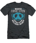 Diver Gift Whenever I Have a Few Hours to Dive Into a Book I Am Happy Diving Funnygiftscreation T-Shirt