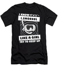 Diver Girl Diving Snorkel Snorkeling Crazy Squirrel T-Shirt