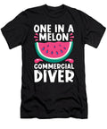 Diver Melon Scuba Dive Snorkeling Commercial Diving Crazy Squirrel T-Shirt