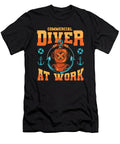 Diver Snorkeling Dive Scuba Commercial Diving Crazy Squirrel T-Shirt