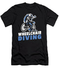 Diver Wheelchair Snorkeling Dive Scuba Diving Crazy Squirrel T-Shirt