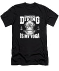 Diver Yoga Scuba Snorkeling Dive Commercial Diving Crazy Squirrel T-Shirt