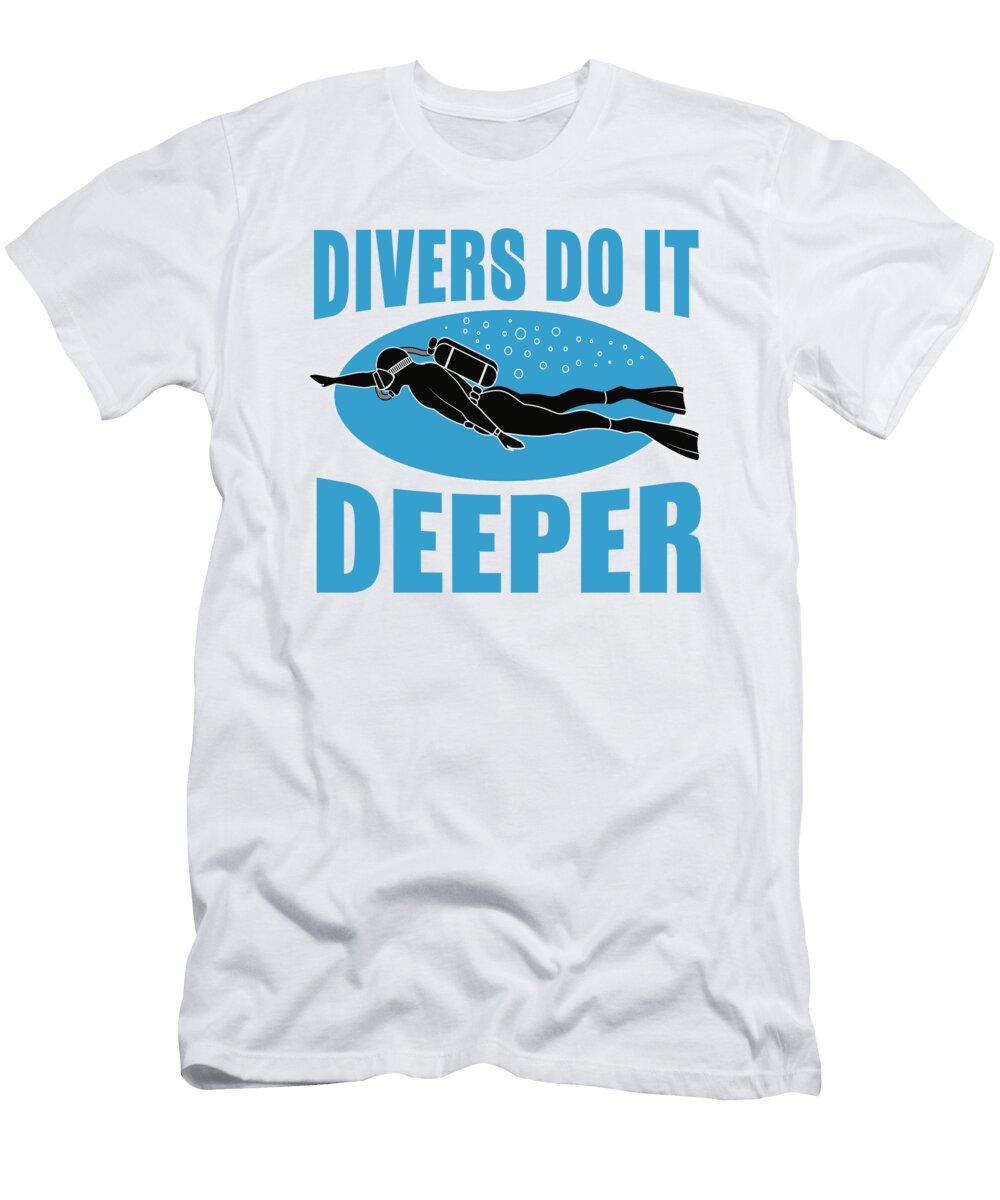 Divers Do It Deeper Jacob Zelazny T-Shirt