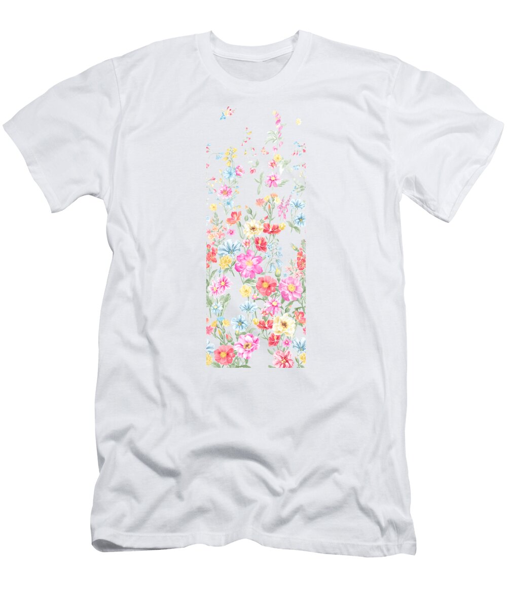 Divers Flower Pattern Fancy Shopsy T-Shirt