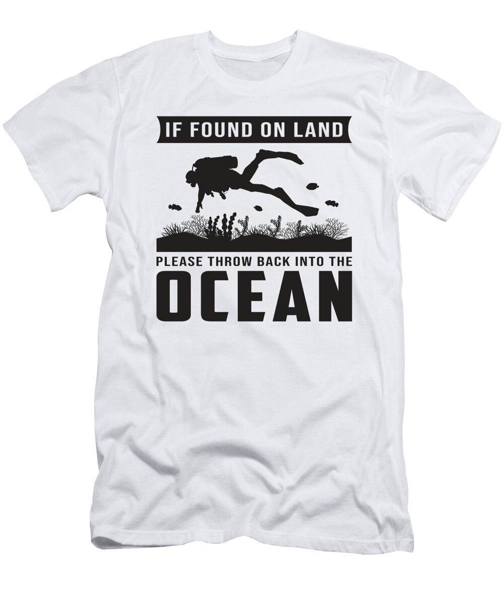 Diving Dive Diver Scuba Sea Diving Funny Gift Idea Tshirtconcepts Marvin Poppe T-Shirt
