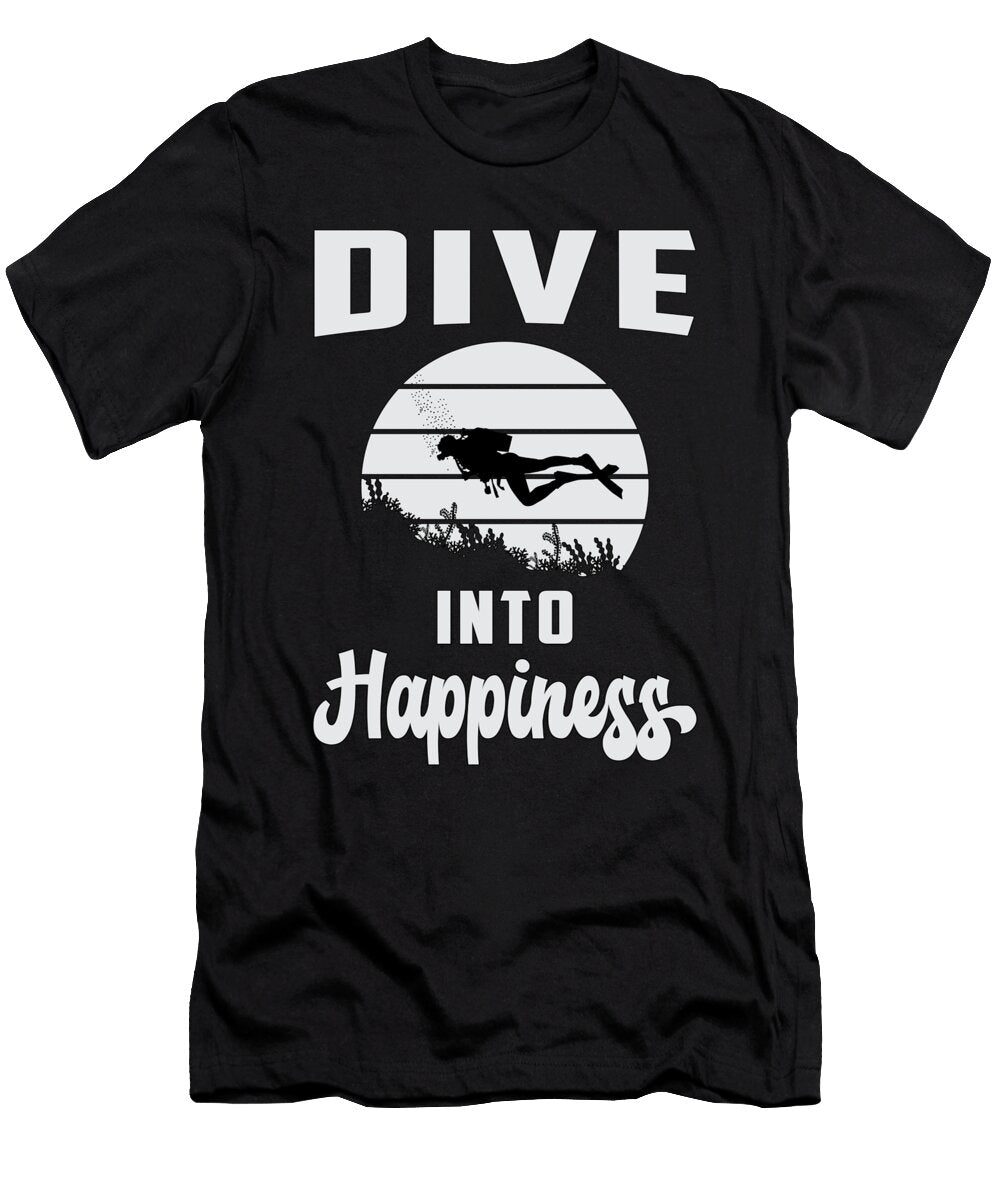 Diving Dive Diver Sea Scuba Diving Funny Gift Idea Tshirtconcepts Marvin Poppe T-Shirt