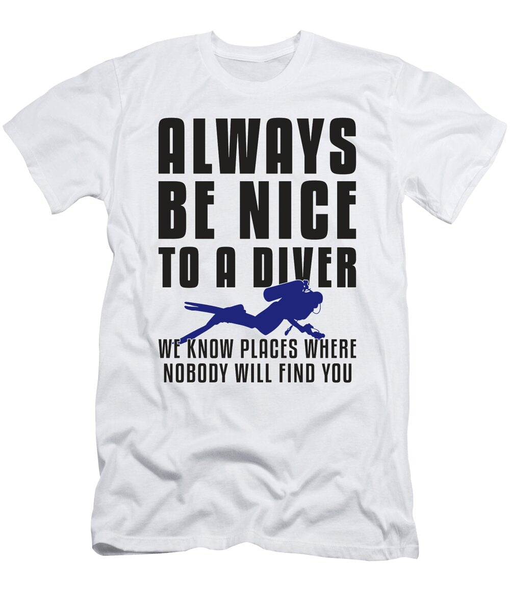 Diving Dive Scuba Diving Diver Funny Gift Idea Tshirtconcepts Marvin Poppe T-Shirt