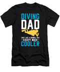 Diving Diver Dad Diver Gifts Diving Mask Steven Zimmer T-Shirt