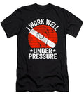 Diving Diver Down Flag Work Well Under Pressure Lisa Stronzi T-Shirt