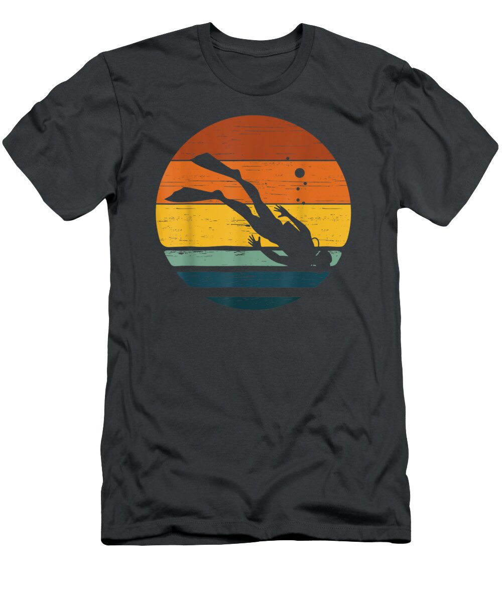 Diving Diver Vintage Retro Gift Doltow Lexim T-Shirt