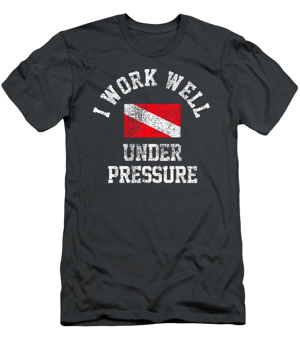 Diving Funny Cool Saying Worker Forensic Diver Flag Sarjan Tsabe T-Shirt
