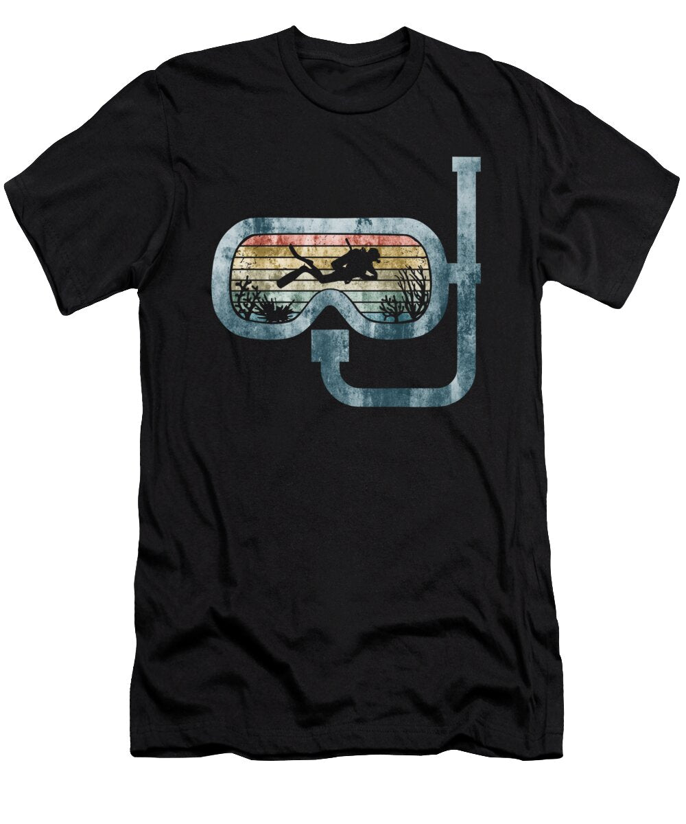 Diving Goggles Ocean Diving Deci Molka T-Shirt