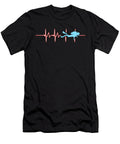 Diving Heartbeat Underwater Diving Surfing Swimming Surfers Gift Thomas Larch T-Shirt