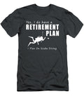 Diving Into Retirement Adventure Funny Design Retirement Paragliding T-Shirt