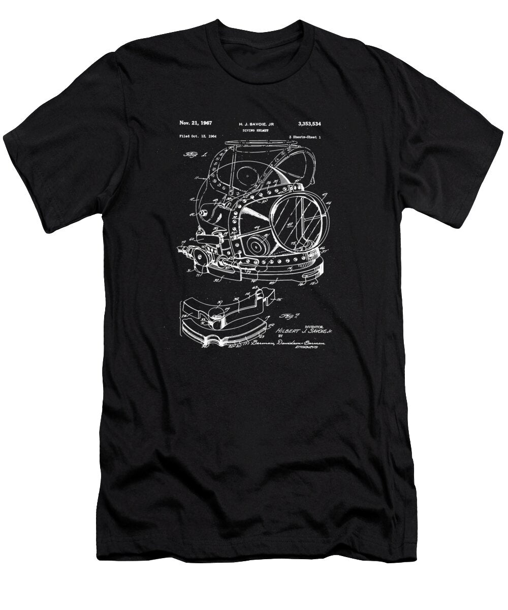 Diving Mask Patten Do Tran Quang T-Shirt