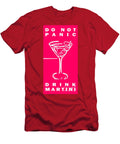 Do Not Panic Drink Martini Pink Wingsdomain Art and Photography T-Shirt