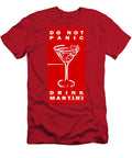 Do Not Panic Drink Martini Red Wingsdomain Art and Photography T-Shirt