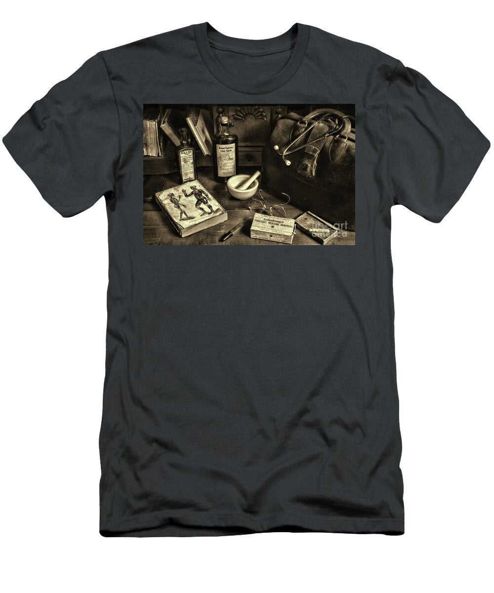 Doctor the Doctors Bag Sepia Paul Ward T-Shirt