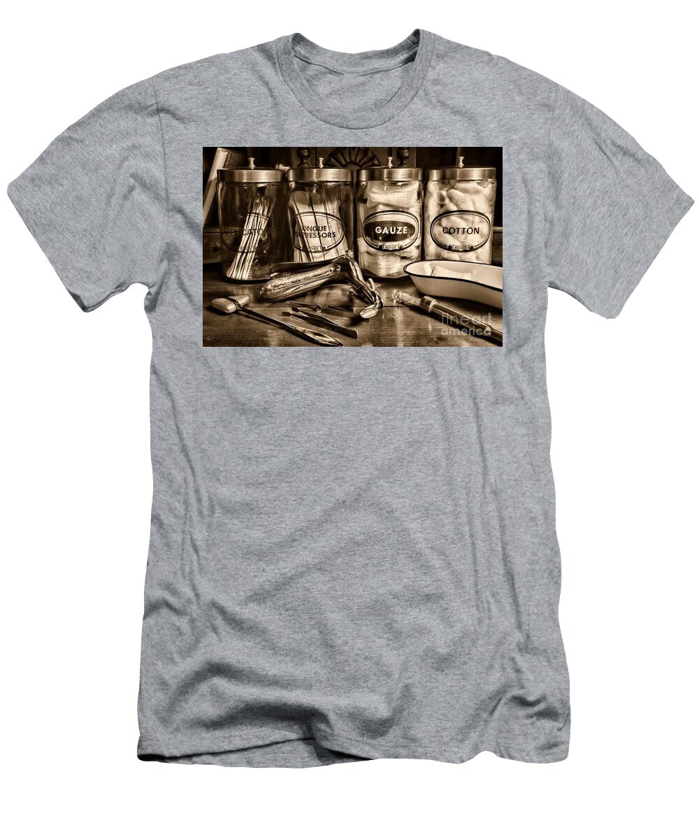 Doctor Tongue Depressors and More in Black and White Paul Ward T-Shirt