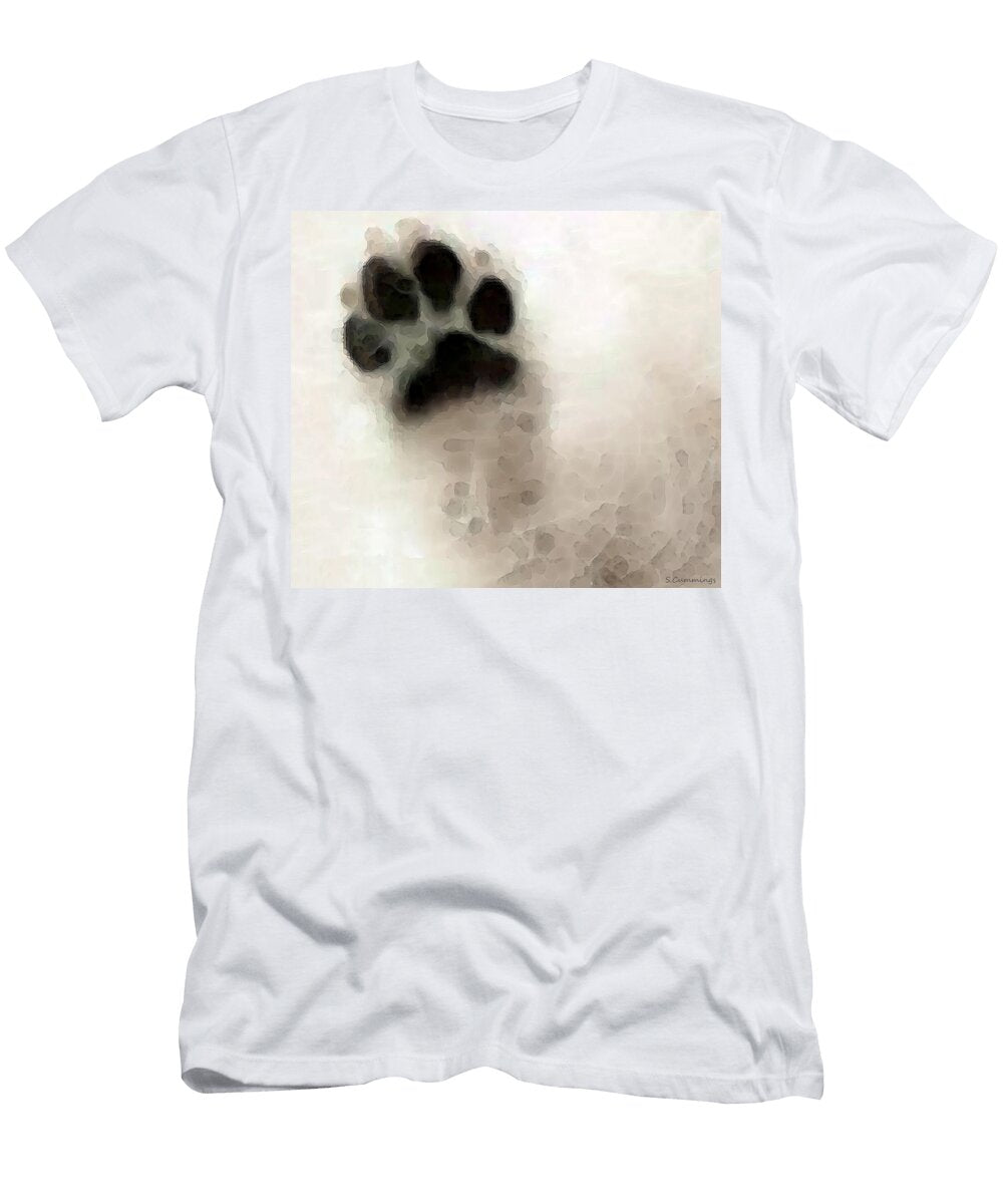 Dog Art I Paw You Sharon Cummings T-Shirt
