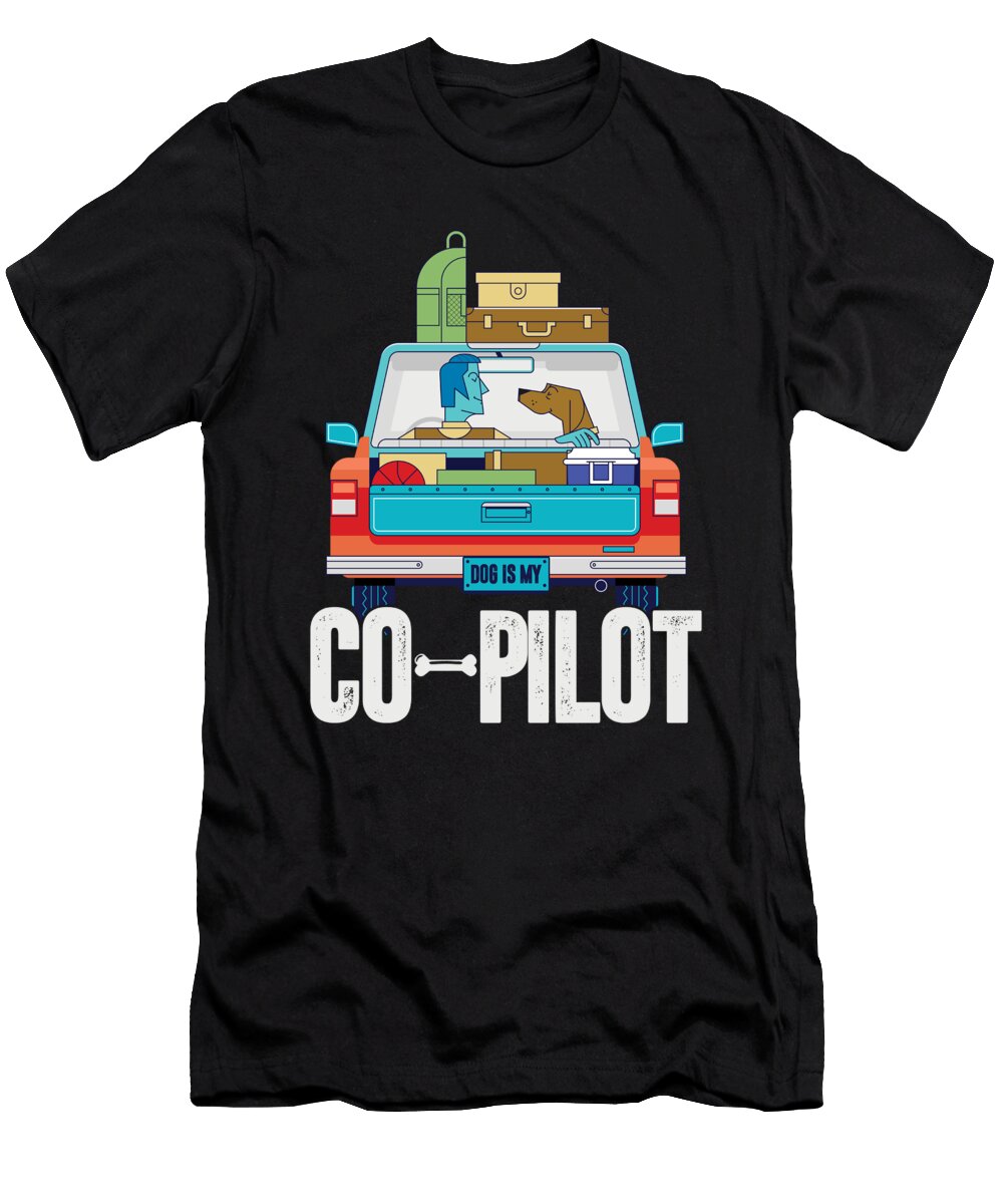 Dog Copilot Beagle Dogs Whelp Puppy Animal Gift Thomas Larch T-Shirt