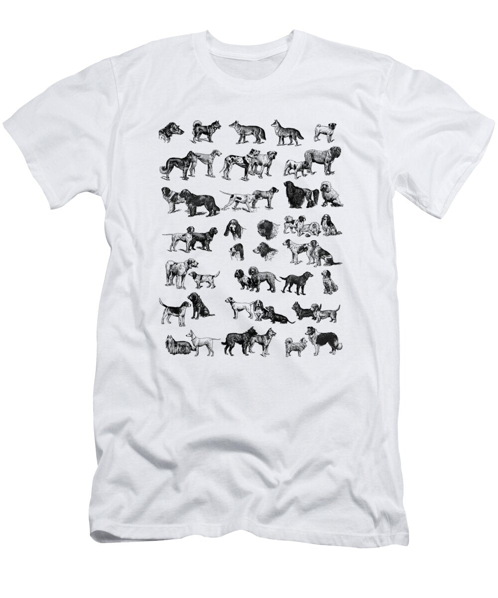 Dog Lover Chart Madame Memento T-Shirt