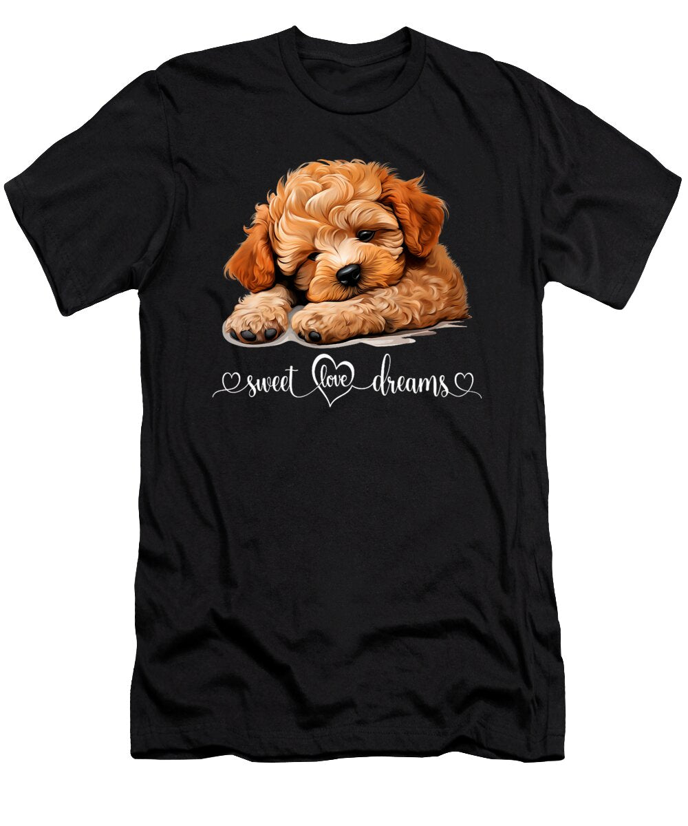 Dog Lover Poodle Dog Owner Puppy Dog Natalie Lidford T-Shirt