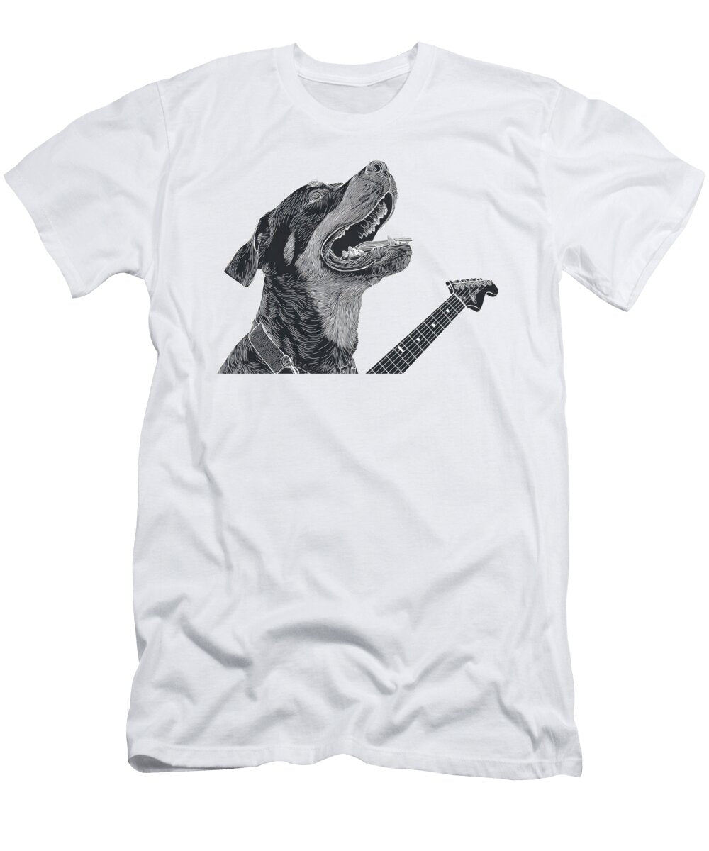 Dog Plays Music with Guitar Beautiful Things T-Shirt