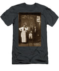 Dog Sitting on a Barstool with Bartender Circa 1910 California Views Mr Pat Hathaway Archives T-Shirt