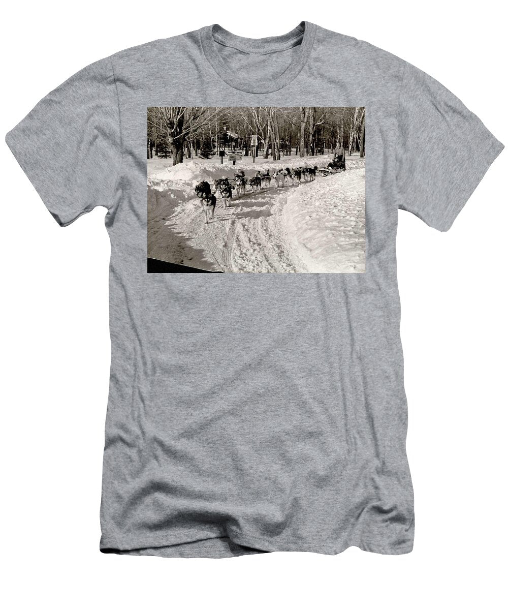 Dog Sled New England Celestial Images T-Shirt