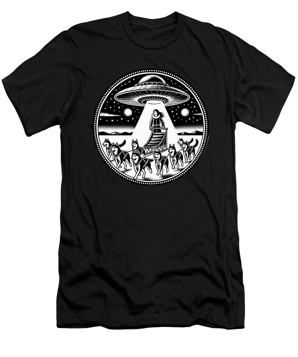 Dog Sledding Race Racing Sledder Alaska Norway Zyneu Gangd T-Shirt