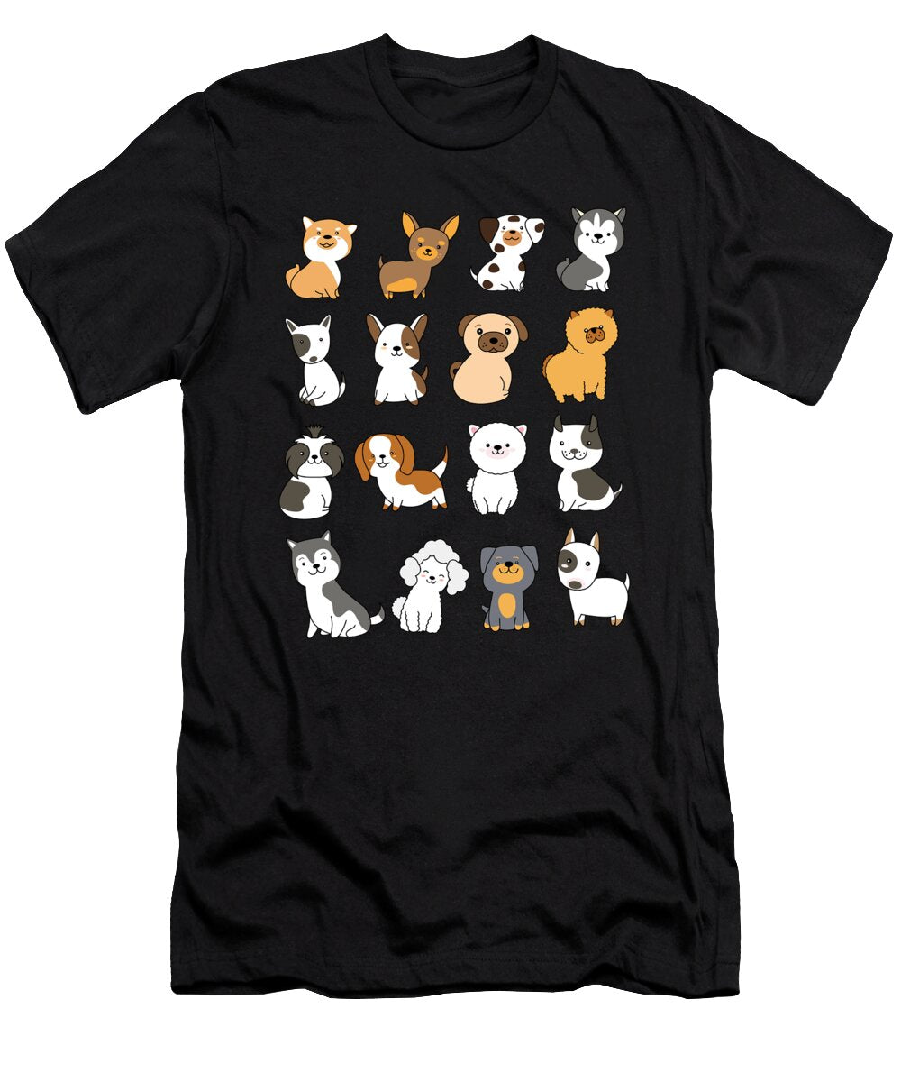 Dogs Dog Lover Paw Whelp Husky Beagle Terrier Gift Thomas Larch T-Shirt
