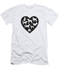 Dogs Inside of Heart Csa Images T-Shirt