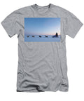 Dogsledding At Dusk Near Kiruna Sweden Johnathan Ampersand Esper T-Shirt