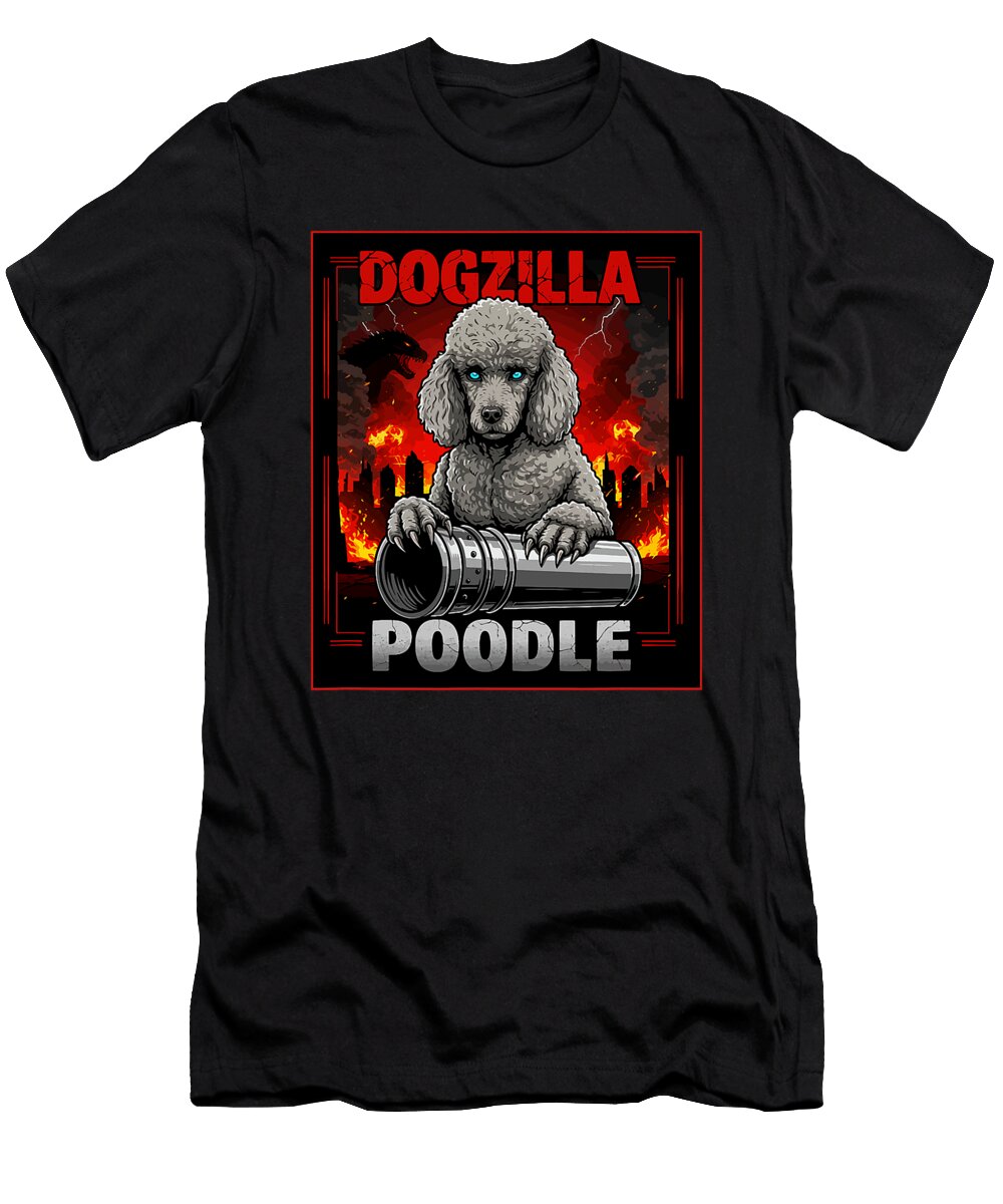 Dogzilla Poodle Kaiju Dog Zyneu Gangd T-Shirt