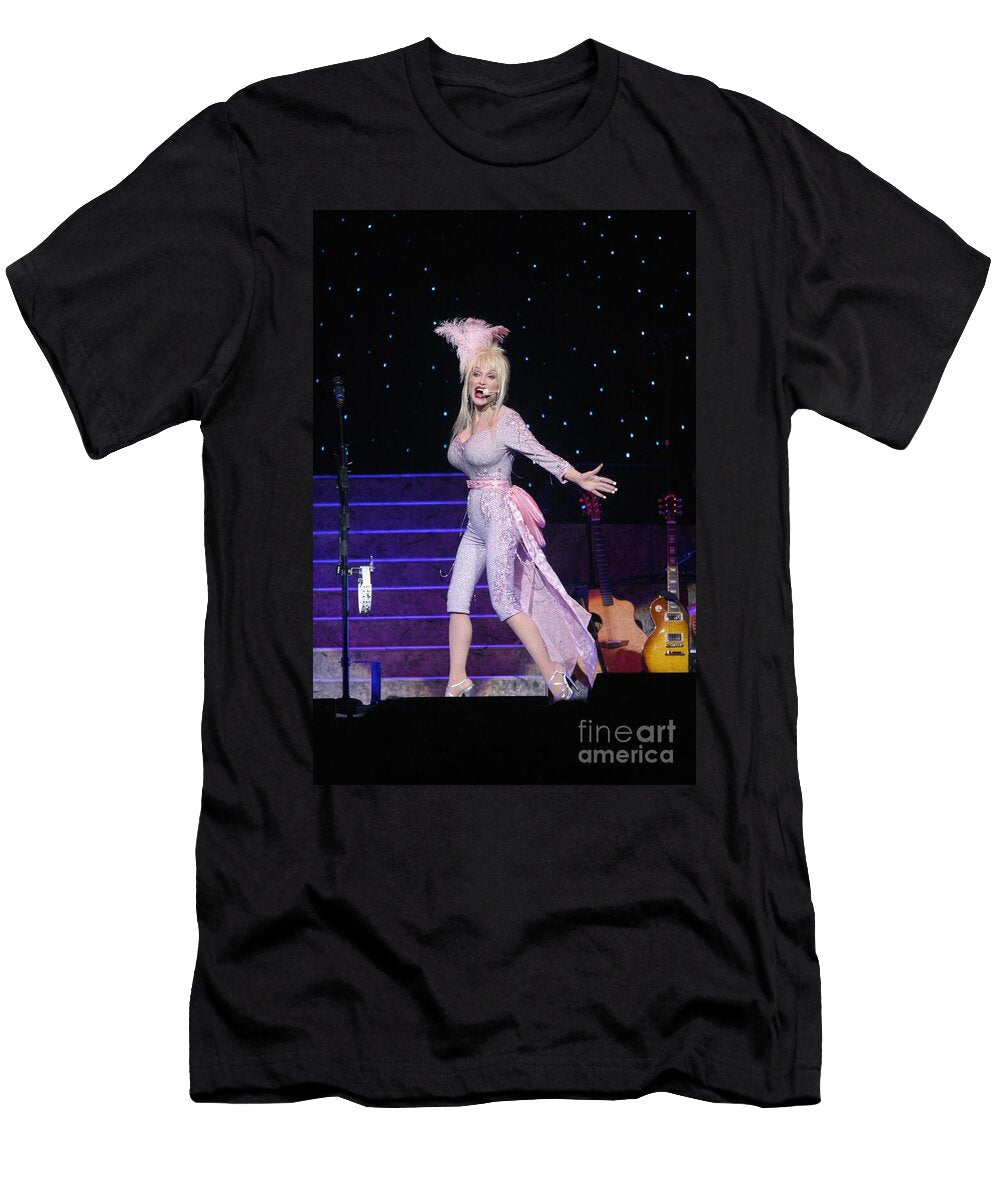 Dolly Parton Front Row Photographs Com T-Shirt
